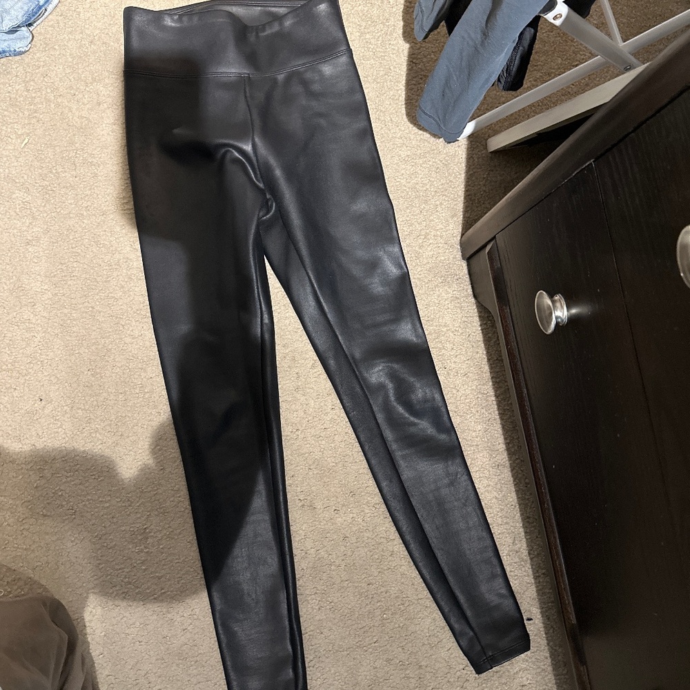 Express leather leggings